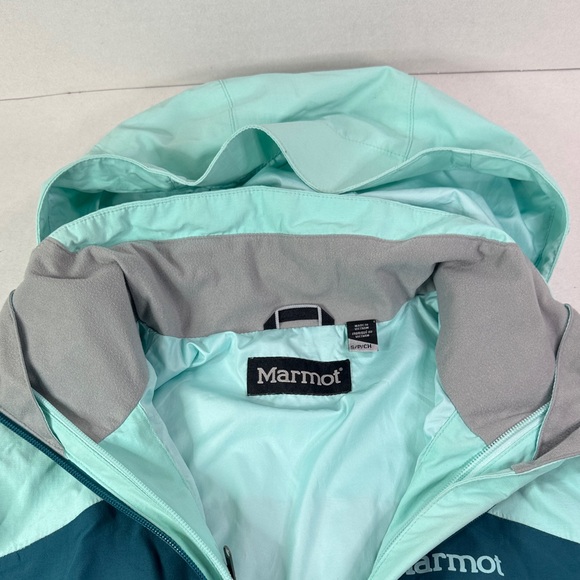Marmot Featherless Winter 3-in-1Jacket Teal Shell Navy Puffer Womens sz Small - Picture 11 of 16